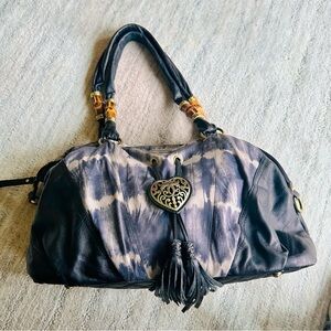 Sharif Y2K Genuine Leather Large Hobo Bag